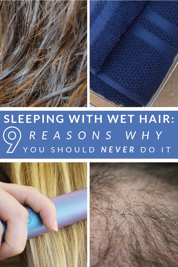 What To Do With Wet Hair Overnight, Sleep With Wet Hair, Sleeping With Wet Hair, Women Health Care, Health Facts, Wet Hair, Blow Dry, Health Remedies, Damaged Hair