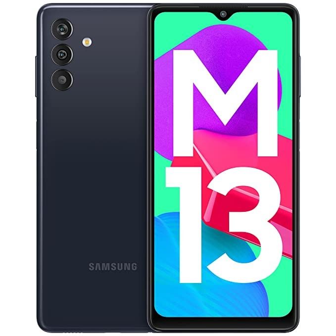 Samsung Galaxy M13 (Aqua Green, 4GB, 64GB Storage) | 6000mAh Battery | Upto 8GB RAM with RAM Plus Samsung Device, Old Phone, Box Accessories, Aqua Green, Android Phone, Stardust, Midnight Blue, 6 Months, 1 Year