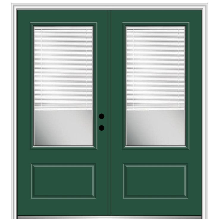 MMI DOOR Fiberglass Front Doors are built to last and can add substantial curb appeal to your home. This fiberglass smooth front door unit comes with a Limited Lifetime Warranty on both the door component and the prehung MSystem, a 10 year glass lite warranty, and a 10 year warranty on the painted finish of the pre-hung door component. All of our fiberglass smooth front doors are virtually maintenance free and will not warp, rot, dent or split. Our prehung door unit (called the MSystem) seals ou White Blinds, Tempered Glass Door, Fiberglass Front Door, Front Entry Doors, Craftsman Door, Contemporary Door, Victorian Door, Prehung Doors, Double Front Doors