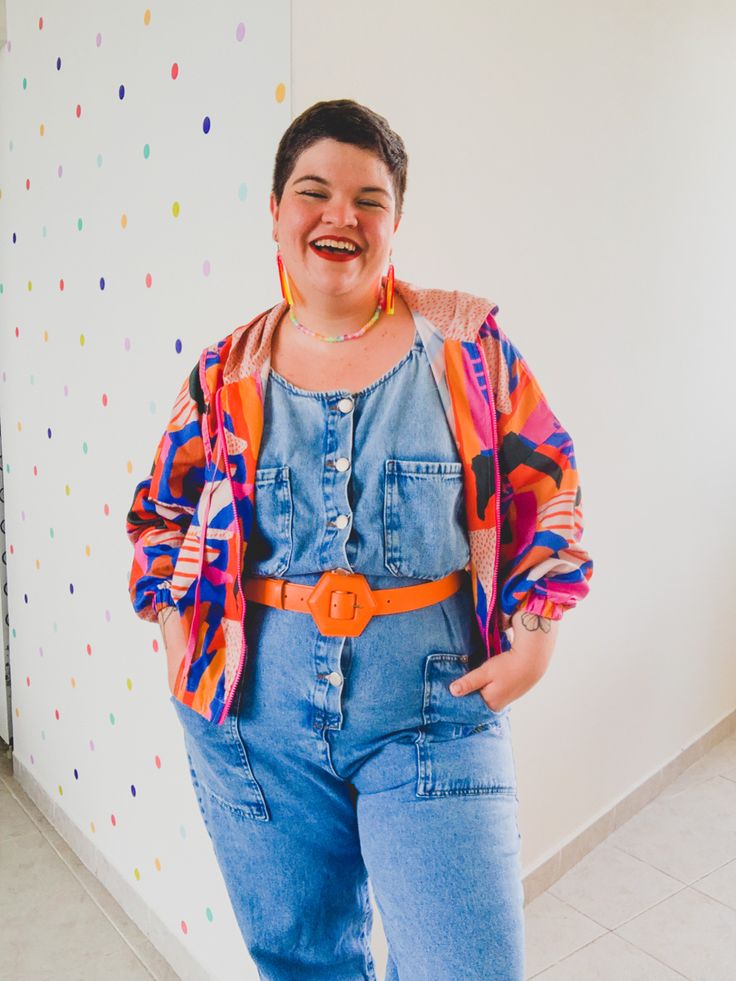 Plus Size Funky Fashion, 80s Plus Size Fashion, Plus Size Funky Outfits, Funky Plus Size Outfits, Plus Size Colorful Outfits, Fat Outfits, Plus Size Alternative Fashion, Queer Outfits, Fat Style