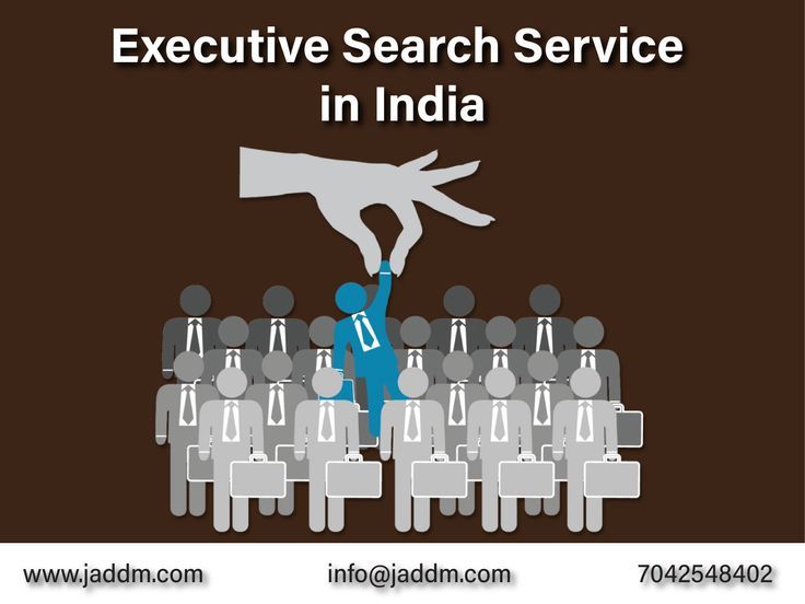 a hand reaching out to reach an audience with the words executive search service in india