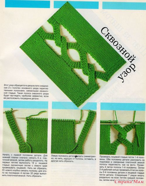 an article in the knitting book shows how to crochet