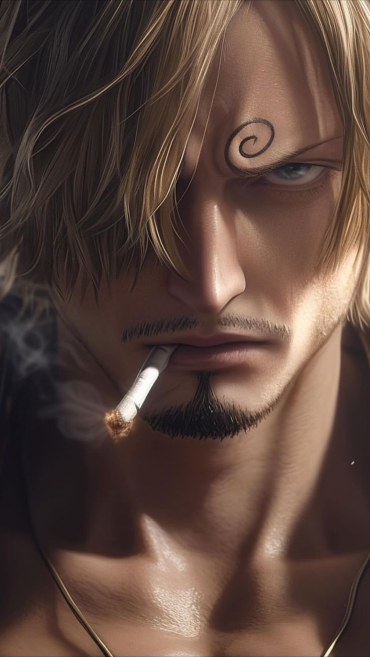 Sanji Realistic, Sanji Hot, Sanji Art, Sanji Wallpaper, One Piece Sanji, Taper Fade Curly Hair, One Piece Bounties, One Piece Movies, Vinsmoke Sanji