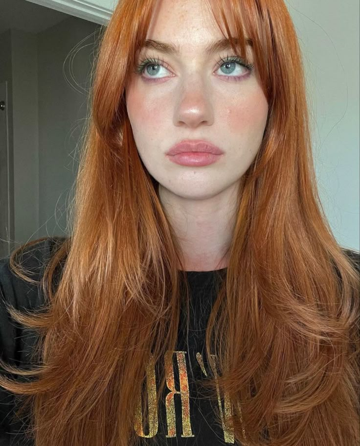 October Days, Ginger Hair Color, Strawberry Blonde Hair, Long Red Hair, Copper Hair, Redhead Girl, Orange Hair, Hair Inspo Color, Dream Hair