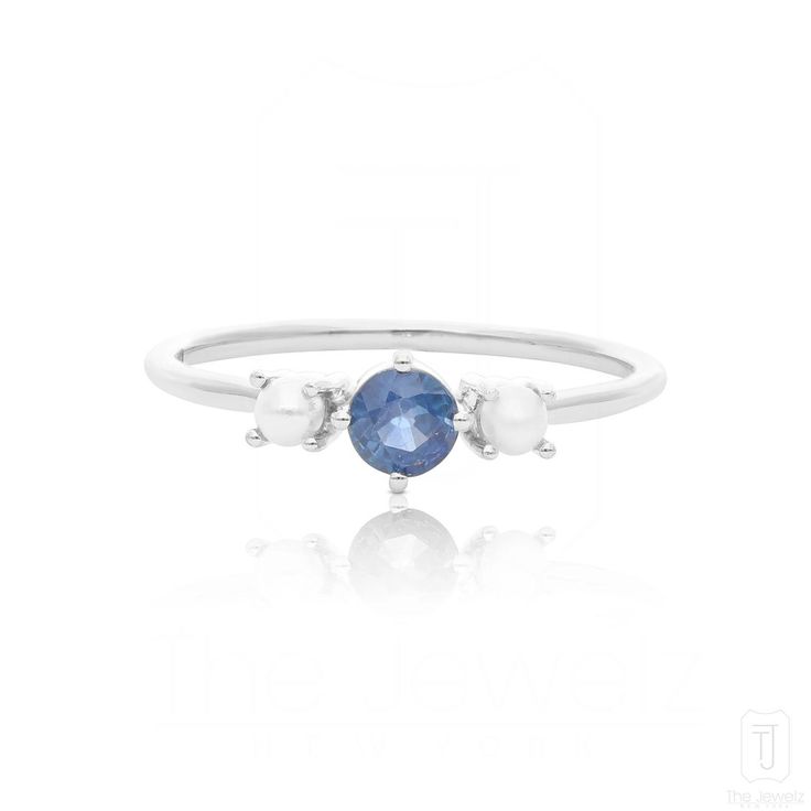 Gemstone wt. : 0.55 Ct. (Approx.)Metal wt. : 1.51 Gms. Approx.Gross wt. : 1.40 Gms. Approx.Diamensions : 1.3 mm band Phone Items, Rose Ring, Riveting, Free Giveaway, White Roses, Sapphire Ring, Gold Color, 18k Gold, Sapphire