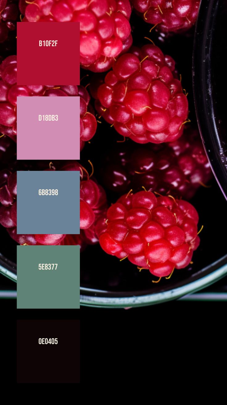 Colors:
B10F2F
D18DB3
6B8398
5E8377
0E0405 Raspberry Color Combinations, Colour Pallettes, Transparent Packaging, Background Elements, Colors Combinations, Hex Color Palette, Subtle Highlights, Color Schemes Colour Palettes, Branding Resources