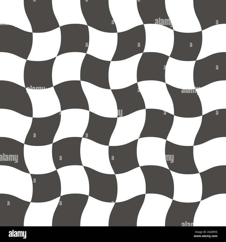 an abstract black and white checkerboard pattern - stock image