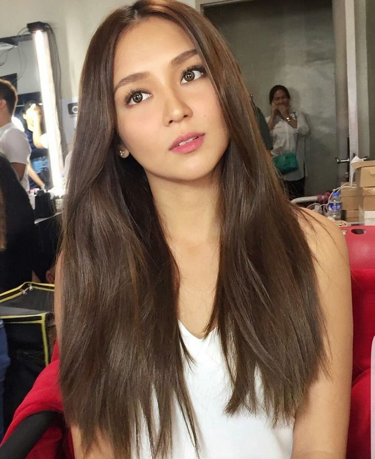 #kathrynbernardo #asap Hair Color For Asian, Hair Color For Asian Skin, Brown Hair Korean, Hair Color For Morena Skin, Hair Color For Morena, Filipino Hair, Hair Color For Brown Skin, Asian Skin Tone, Hair Color Asian