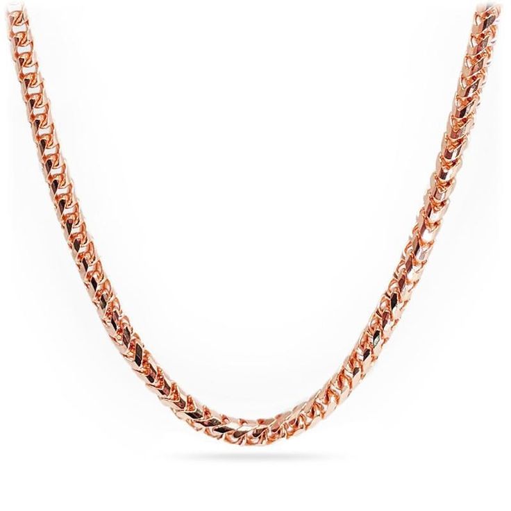 Precious Metal: 14 Karat Rose Gold Type of Clasp: Lobster Lock *All weights and measurements are approximate. **Pendant sold separately. Please contact us if you have further questions about alternate sizes or styles, availability, specifications, and personalization options. For help on determining an appropriate size for your chain, please visit our necklace sizing guide here. Rose Gold Chain Mens, Unique Mens Rings, Gold Chains For Men, Stylish Necklace, Rose Gold Chain, Silver Dragon, Popular Jewelry, Sell Gold, Necklace For Men