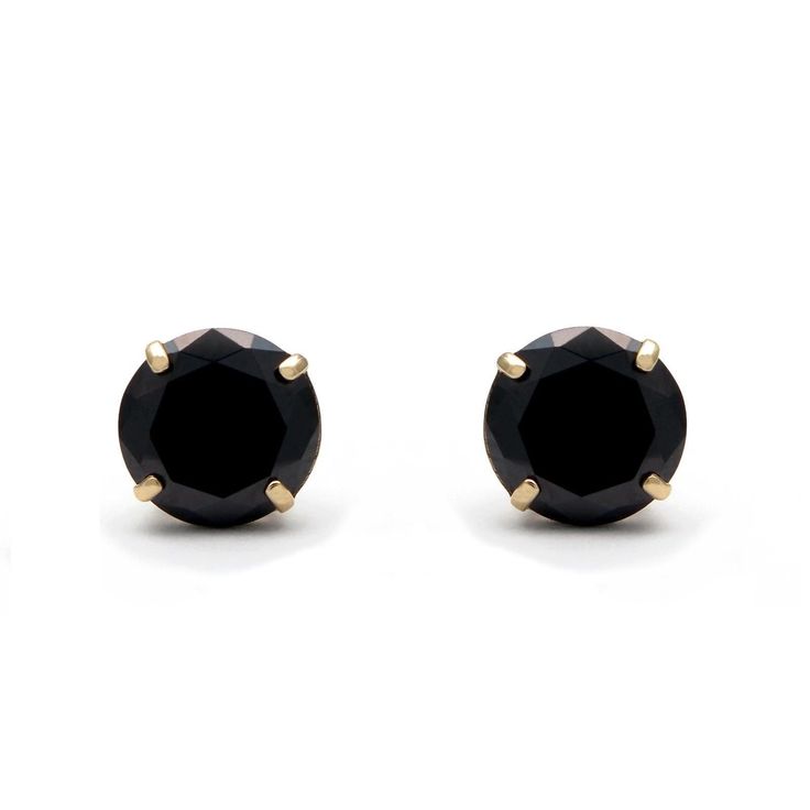 BRAND NEW 4CT CREATED BLACK DIAMOND SOLITAIRE EARRINGS 14K SOLID YELLOW GOLD Our created diamonds are synthetic simulants that feature brighter D color , FL / VVS1 clarity and ideal cut making them visually indistinguishable from natural diamonds that cost thousands of dollars. We only use high quality solid gold/silver in our jewelry, WE DO NOT sell fake gold/silver jewelry. Every pair is shipped with a presentable Gift Box so you can make a perfect gift for birthday, anniversary, wedding, Chri Formal Black Diamond Cut Earrings, Black Diamond Cut Earrings For Formal Occasions, Black Round Brilliant Cut Earrings, Black Diamond Cut Round Earrings, Classic Black Diamond Cut Earrings, Classic Black Diamond-cut Earrings, Gold Silver Jewelry, Black Diamond Solitaire, Diamond Solitaire Earrings