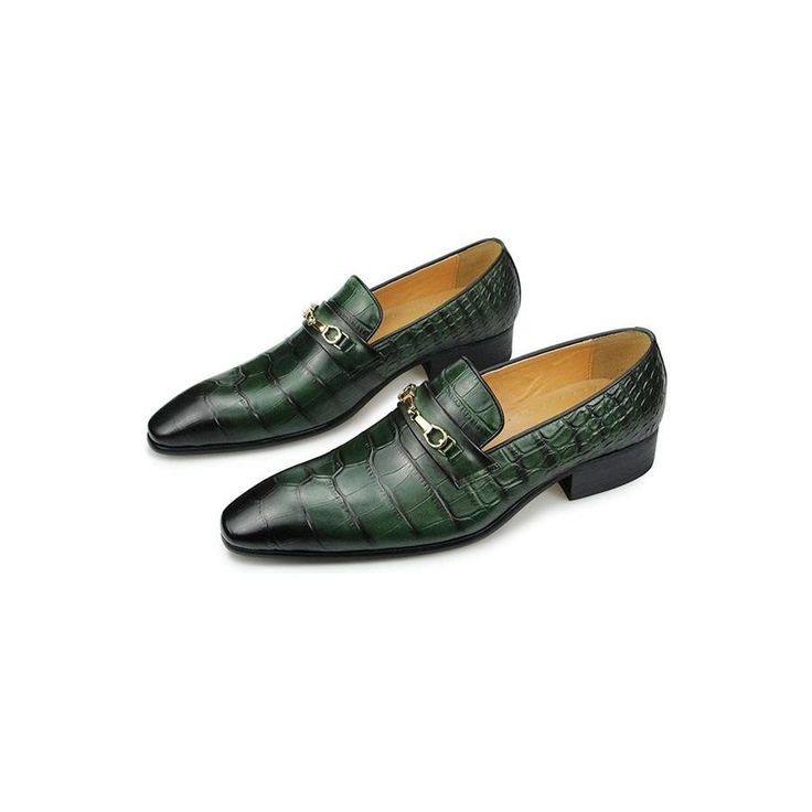 #Color_Green Green Formal Slip-ons With Round Toe, Elegant Slip-on Loafers With Pointed Toe, Pointed Toe Business Slip-ons For Spring, Leather Pointed Toe Slip-ons For Party, Green Leather Sole Pointed Toe Dress Shoes, Green Pointed Toe Dress Shoes With Leather Sole, Green Pointed Toe Leather Shoes For Business, Green Business Loafers With Leather Sole, Green Leather Sole Dress Shoes For Office