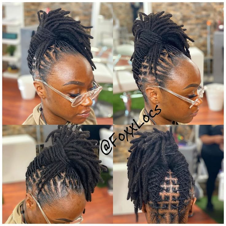 Dreads Short Hair, Dreads Styles For Women, Short Dreadlocks Styles, Loc Updo, Dreadlocks Styles, Dread Styles, Dread Head, Micro Locs, Beautiful Dreadlocks