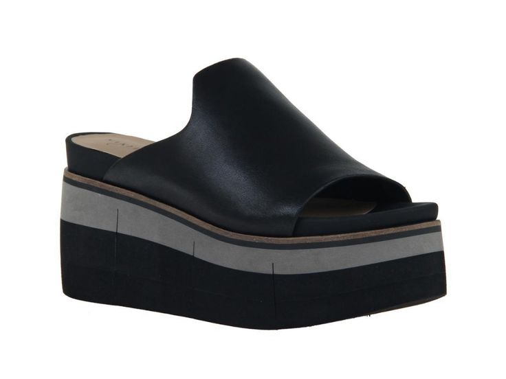 Naked Feet: Flow in Black Heeled Sandals - J. Cole ShoesNAKED FEET Luxury Athleisure, Soft Leather Sandals, Basic Sandals, Black Heeled Sandals, Black Slides, Purple Shoes, Black Sandals Heels, Eva Sole, Slide In