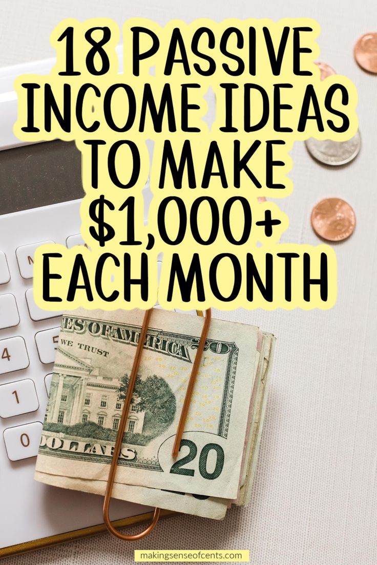 18 Passive Income Ideas To Earn $1,000+ Each Month. Looking for the best passive income ideas to start making more money? Learning how to make passive income streams can change your life. make extra money, money making ideas, work from home, income generating assets, millionaires How To Earn Extra Income, Make More Money Ideas, How To Earn Passive Income, Make And Sell Ideas Extra Money, How To Earn Extra Money, At Home Money Making Ideas, Best Ways To Earn Money From Home, Secondary Income Ideas, How To Earn More Money