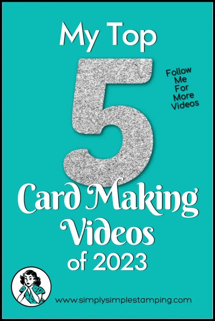 the cover of my top 5 card making videos of 2013