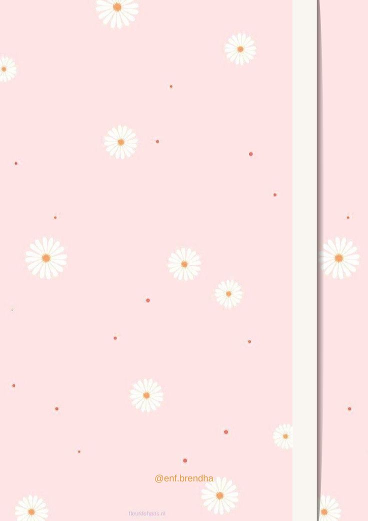 two pink notebooks with daisies and dots on the cover, one is blank