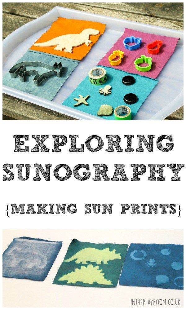 an art project with the title exploring sun photography making sun prints