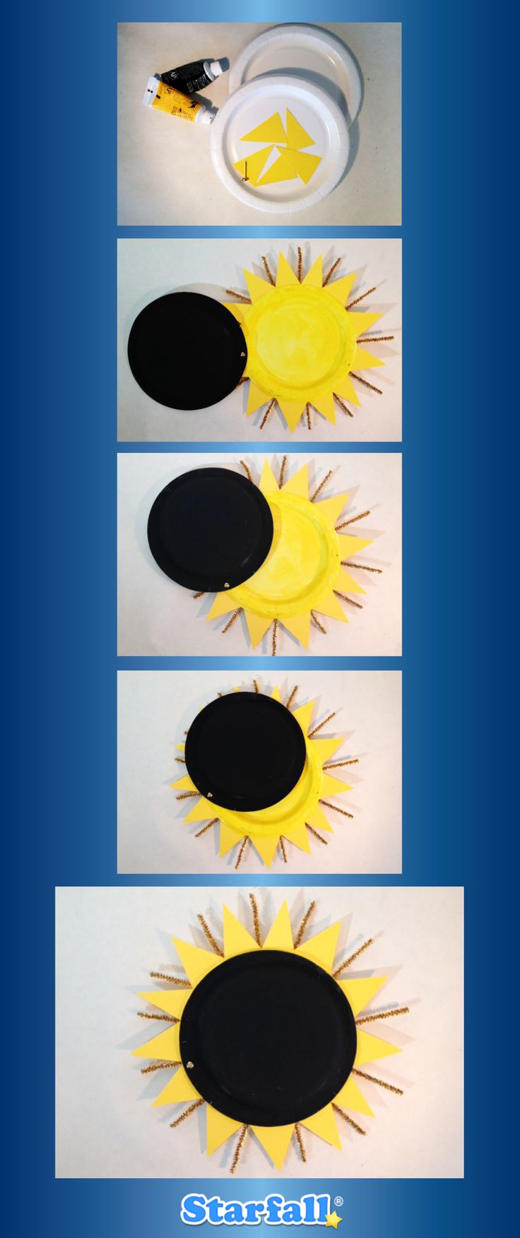 Movable eclipse craft for kids. Solar Eclipse Art Elementary, Solar Eclipse Diy Decorations, Eclipse Party Ideas Decoration, Solar Eclipse Arts And Crafts, Solar Eclipse Craft Ideas, Solar Eclipse Crafts For Kids 2024, Easy Eclipse Craft, Total Solar Eclipse Activities, Paper Plate Eclipse Glasses