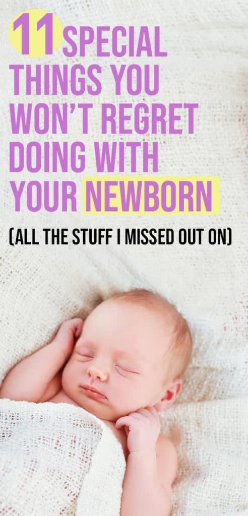 a baby sleeping on top of a blanket with the words 11 special things you won't