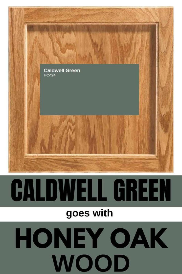 a wooden frame with the words, honey oak wood