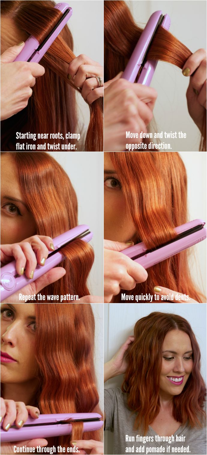 Flat Iron Waves Tutorial Waves Tutorial, Different Curls, Flat Iron Hair Styles, Penteado Cabelo Curto, Flat Iron, Hair Waves, Trendy Hairstyles, How To Make Your, Diy Hairstyles