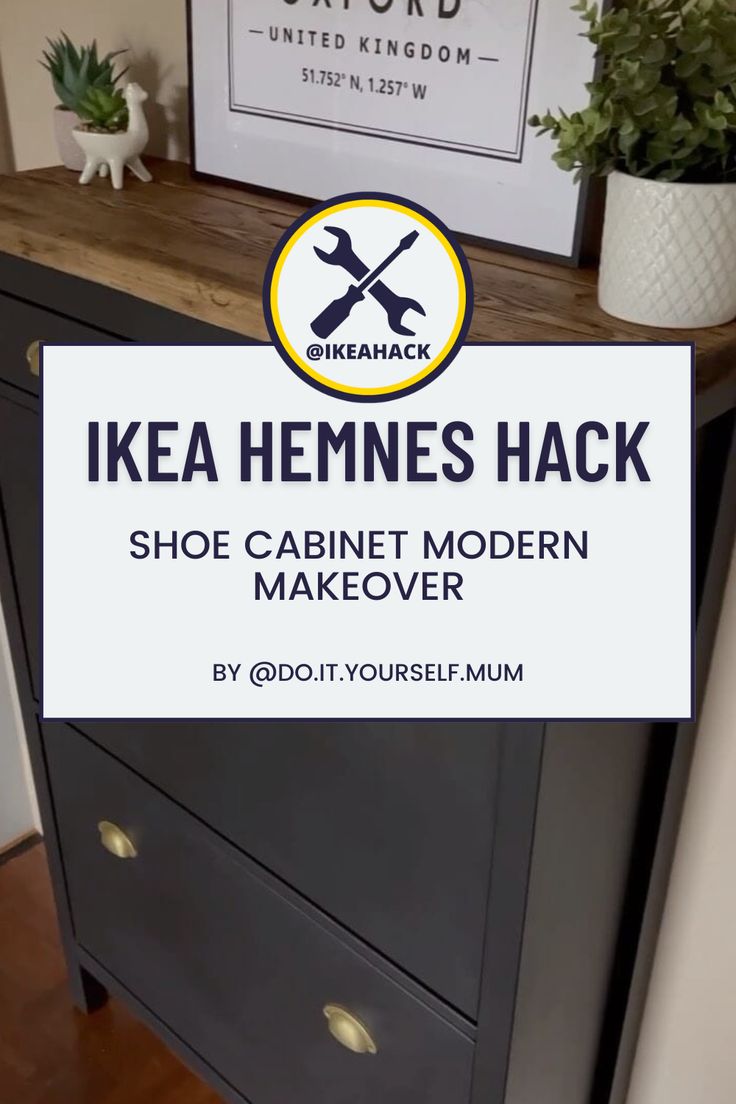 ikea hemnes hack shoe cabinet modern makeover by @ do it yourself mum