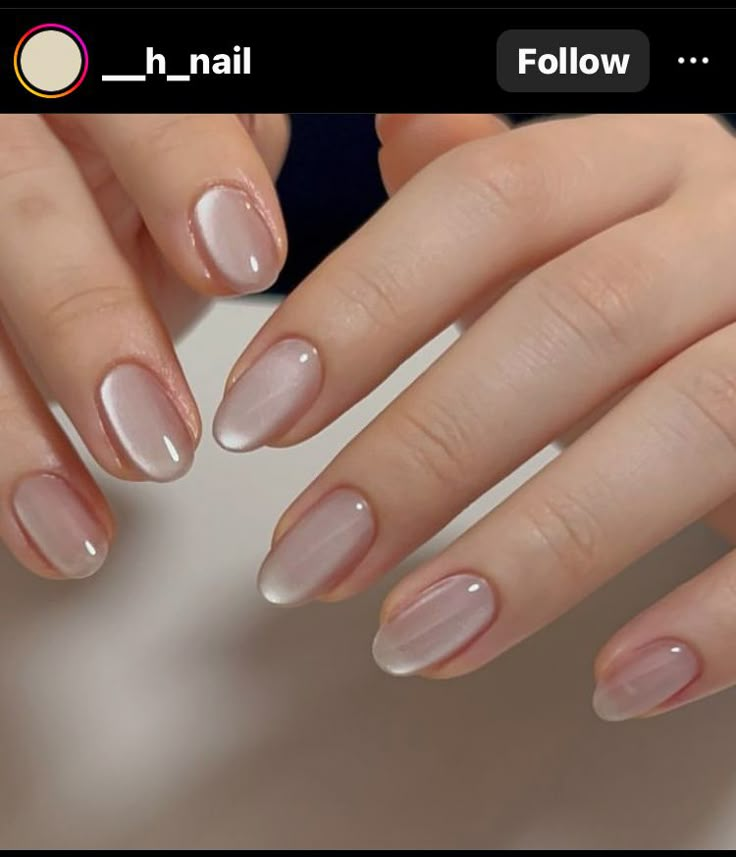 Feminine Nails, Spring Rainbow, Minimal Nails Art, Light Feminine, Velvet Nails, Milky Nails, Hello Nails, Subtle Nails, Simple Gel Nails