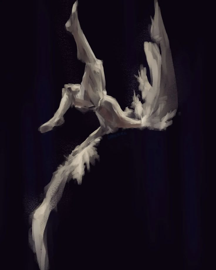 a white bird flying in the air with it's wings spread out and its tail extended