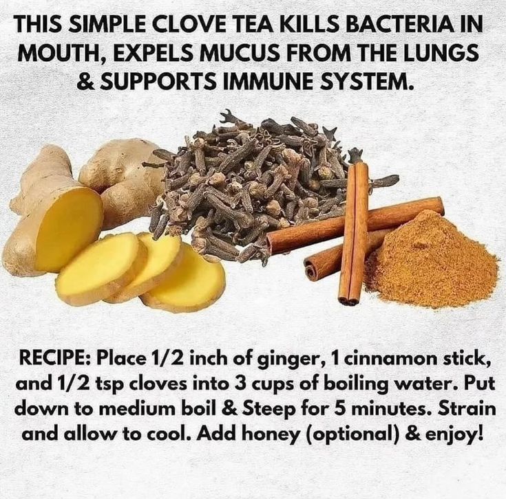 Clove Tea, Healthy Herbs, Herbal Healing, Home Health Remedies, Herbs For Health, Healthy Drinks Recipes, Healing Food, Homemade Remedies, Health Drink