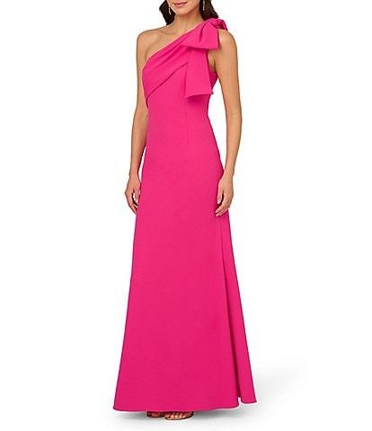 Women's One-Shoulder Formal Dresses & Evening Gowns | Dillard's Chic Gown With Asymmetrical Neckline And Fitted Bodice, Gala Floor-length One Shoulder Dress, Pre-draped Sleeveless One Shoulder Dress For Gala, Feminine One-shoulder Formal Evening Dress, Spring One-shoulder Asymmetrical Evening Dress, Chic Cocktail Gown With Asymmetrical Neckline, Chic Evening Gown With Asymmetrical Neckline, Chic Gown With Asymmetrical Neckline For Prom, Chic Prom Gown With Asymmetrical Neckline