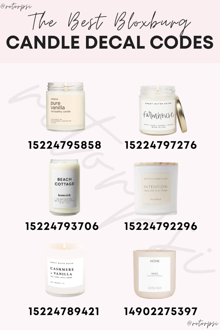 the best candles for candle decor