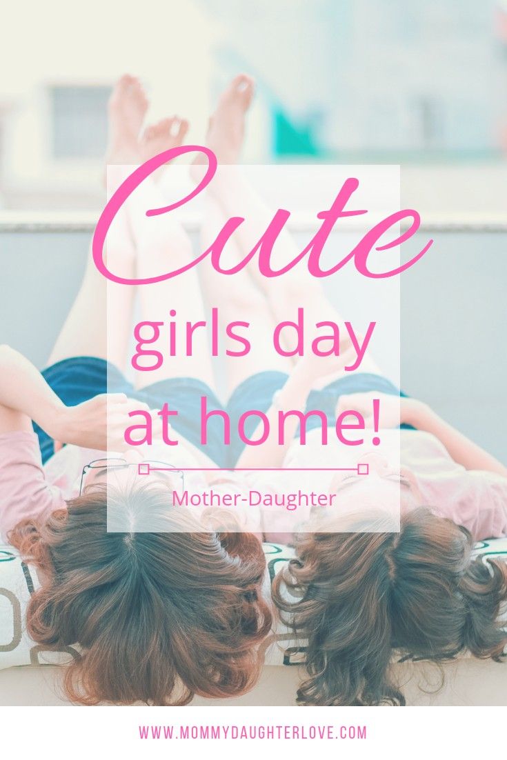 Plan a cute mother daughter girls day at home with these fun activities! It makes for the PERFECT bonding experience! Girls Day Ideas At Home, Mother Daughter Activities At Home, Girls Day Activities, Mommy Daughter Activities, Bff Sleepover, Mother Daughter Activities, Daughter Bonding, Mother Daughter Dates, Daughter Activities