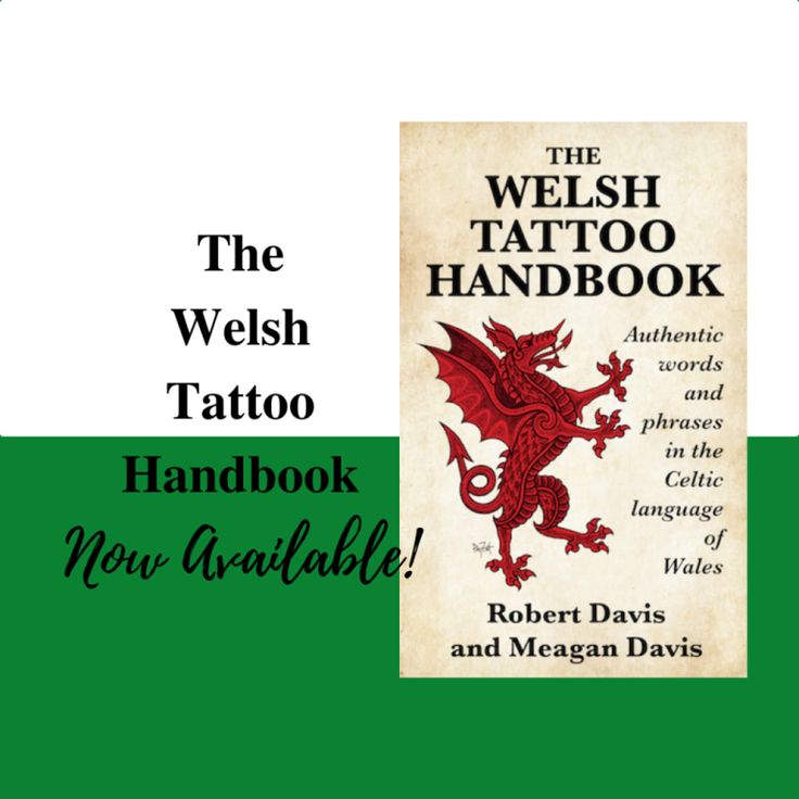 a book cover with the words, the welsh tattoo tattoo and an image of a red dragon