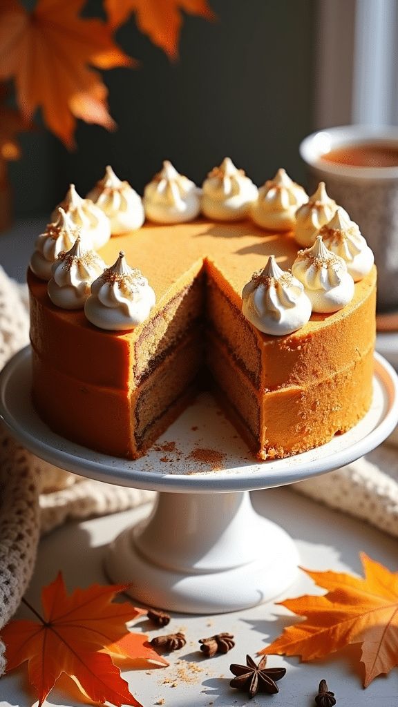 Pumpkin Chai Spice Cake Pumpkin Chai Cake, Chai Spice Cake Recipe, Chai Cake Recipe, Chai Cake, Creamy Pudding, Pumpkin Chai, Chai Spice, Decadent Cakes, Best Pumpkin