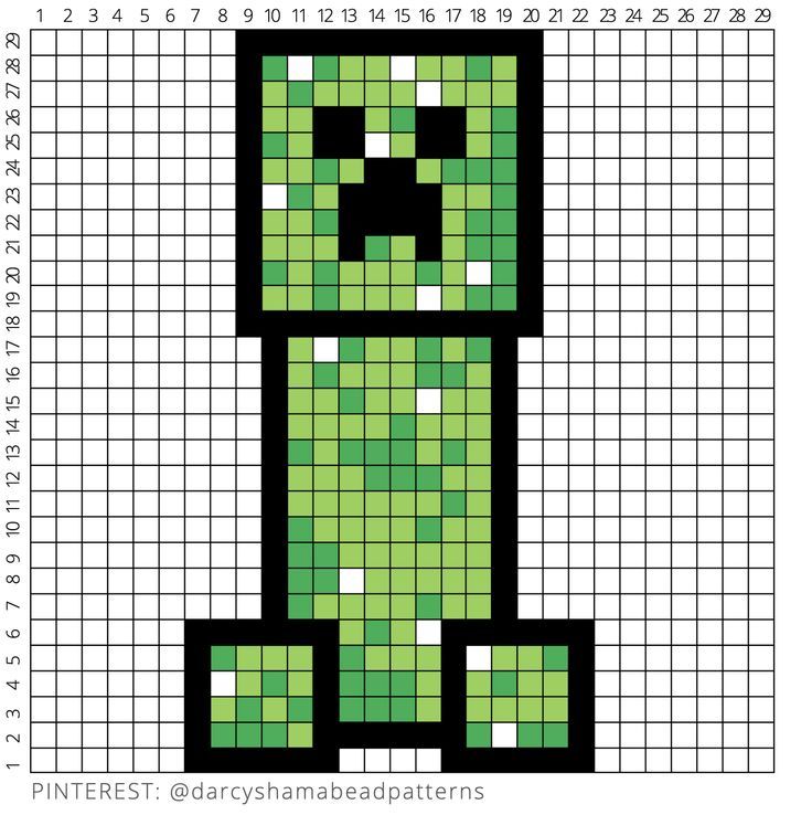 a cross stitch pattern with an image of a green monster on it's face