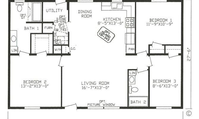 a floor plan for a small house with two bedroom and an attached living room area