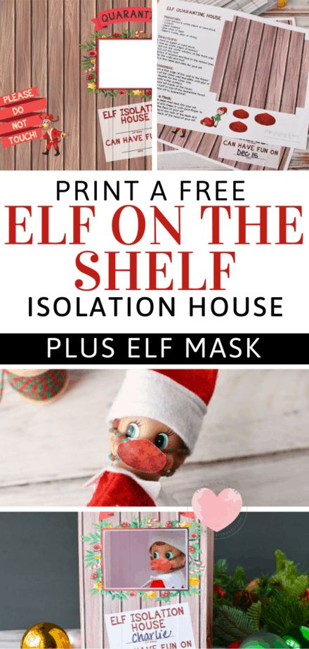 the elf on the shelf is shown with instructions to make it look like he's in