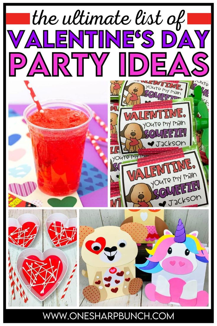 the ultimate list of valentine's day party ideas and printables for kids