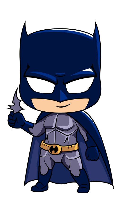 a cartoon character dressed as batman