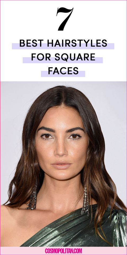 image Hairstyles For Square Shaped Faces, Square Shaped Face Hairstyles, Hairstyles For Rectangular Faces, Hairstyles For Square Faces, Square Face Makeup, Rectangle Face Shape, Rectangle Face, Haircut For Face Shape, Angular Face