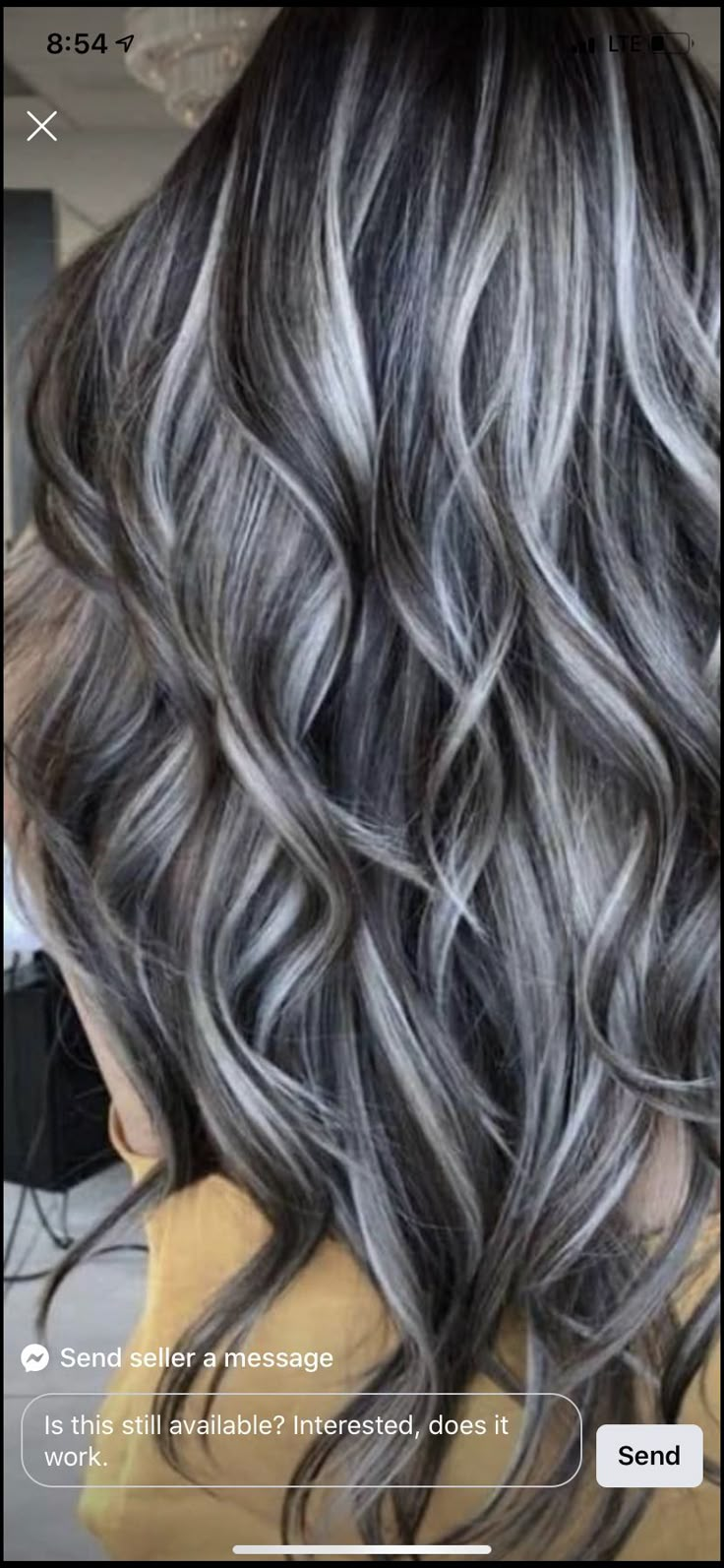 Dark And Platinum Highlights, Gray And White Highlights, Black And Silver Balayage Hair, Grey And Brown Hair Highlights, Grey To Brown Ombre Hair, Dark Hair With Ice Blonde Highlights, Silver Hair With Dark Lowlights, Dark Brown Gray Highlights, Gray Hair With Dark Lowlights Over 50