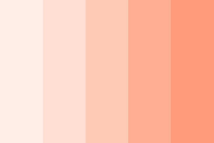 an orange and pink color palette