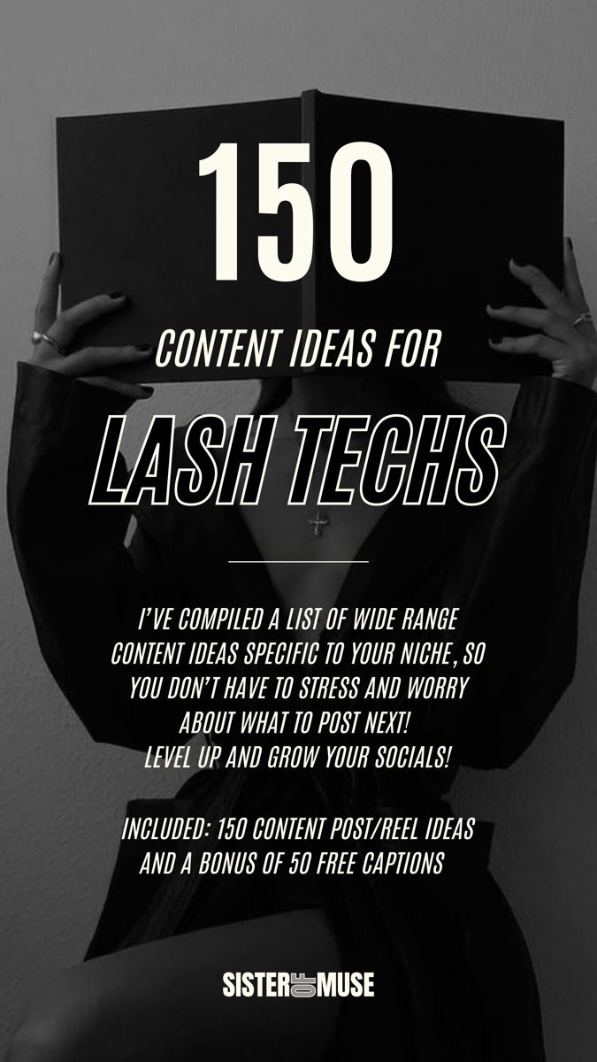 150 instagram or tiktok content ideas for lash techs, wuth a bonus of 50 FREE captions! 150 content ideas ready for you, must for lash artists! Free Captions, Tiktok Content Ideas, Tiktok Content, For Lash, Lash Artist, Content Ideas, Make Money, You Must, No Worries