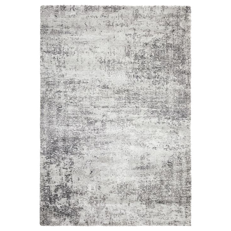 an area rug with grey and white colors