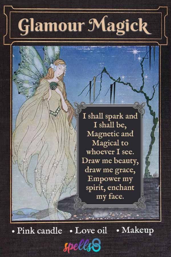 Glamour charms were traditionally used not just to look better, but also to project an aura of confidence, and even to instill fear in others. The outcome of the spell will ultimately depend on the intention behind the will of the spellcaster. Easy makeup glamour spell to obtain subtle powers of enchantment. Magickally charge your makeup products to promote an aura of seduction and confidence each time you wear them. Crystals For Beauty Spells, Good Week Spell, Spell To Become Beautiful, Easy Glamour Spell, Crystals For Glamour Magic, Beauty Enchantment Spell, Glamor Spells Witchcraft, Enchanting Makeup Spells, Spell For Beautiful Skin