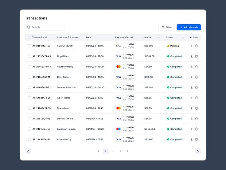 a screenshot of the transaction screen