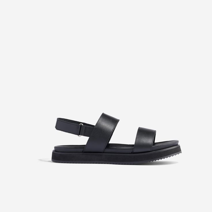 Dear summer uniform, meet your perfect pair. Now with upgraded features you’ll love as much as we do. The Go-To Flatform 2.0 is your new on-the-go, elevated sport sandal. | Women's Go-To Flatform Sandal 2.0 Black Size 11 Black Sandals With Adjustable Strap For Everyday, Black Adjustable Strap Sandals For Everyday, Nisolo Shoes, Summer Uniform, Mule Sneakers, Old Shoes, Flatform Sandals, Cute Sandals, Sport Sandals