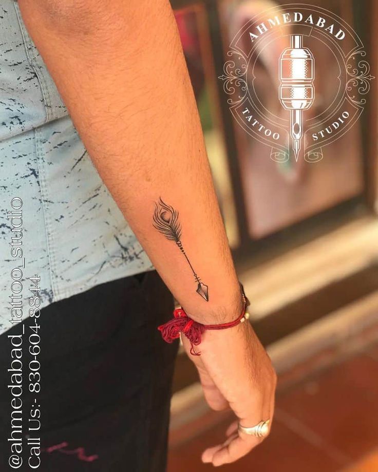 a person with a tattoo on their arm