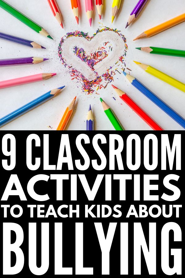 9 Anti Bullying Activities for Kids | Whether you’re a parent looking for ideas to help teach your child to stand up and put a stop tp bullying at school, or a teacher looking for crafts, activities, and games to incorporate into your lesson plans in the classroom, this collection of tips and tools is sure to inspire you. We go beyond bucket fillers and wrinkled hearts and have 9 unique ideas you’ll love! #bullying #bullyingactivities #kindness #randomactsofkindness #saynotobullying #choosekind Antibullying Ideas, Classroom Pledge, Cyberbullying Prevention, Bucket Fillers, Counseling Activities, Teach Kids, Role Model, Social Emotional Learning, Classroom Activities