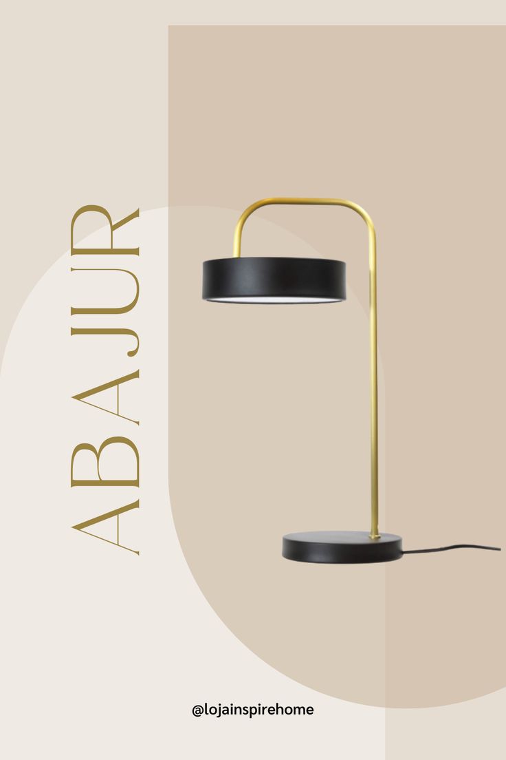 an image of a lamp that is on the floor with text above it reading,'abaur '